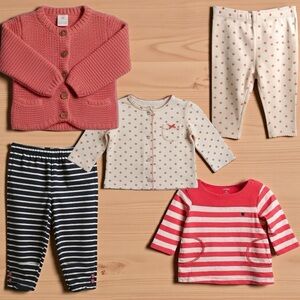Carter's Kids Matching Sets; 5-Pieces 3-6 Months